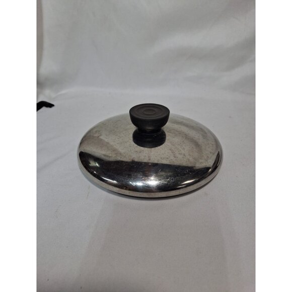 Vtg Revere Ware Stainless Steel Replacement Lid – 6" Inner Rim - Picture 1 of 5